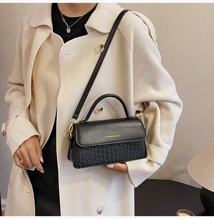 Brown Western Style Small Square Bag for Women — feature 31