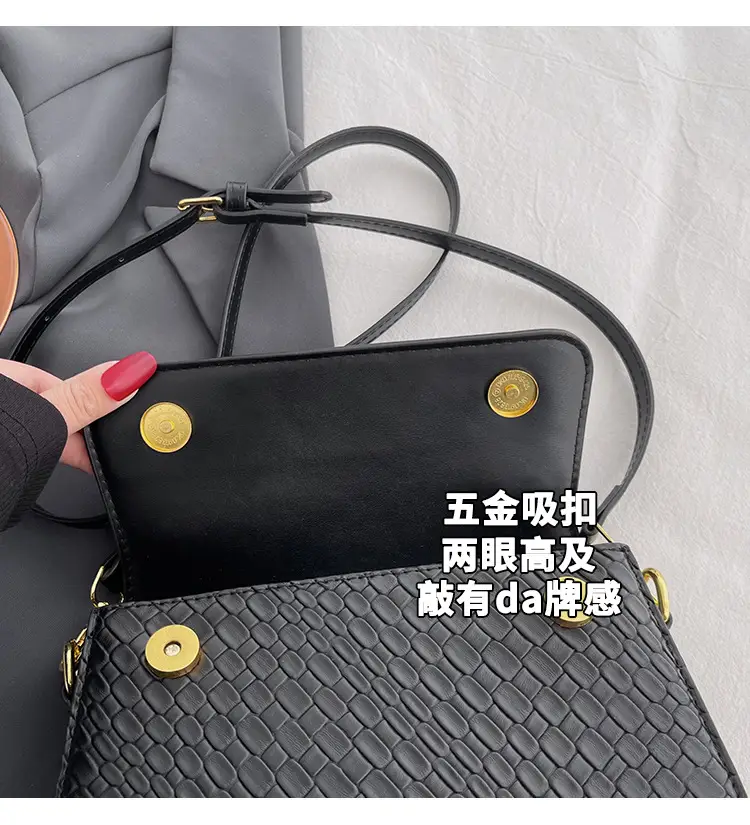 Brown Western Style Small Square Bag for Women — feature 5