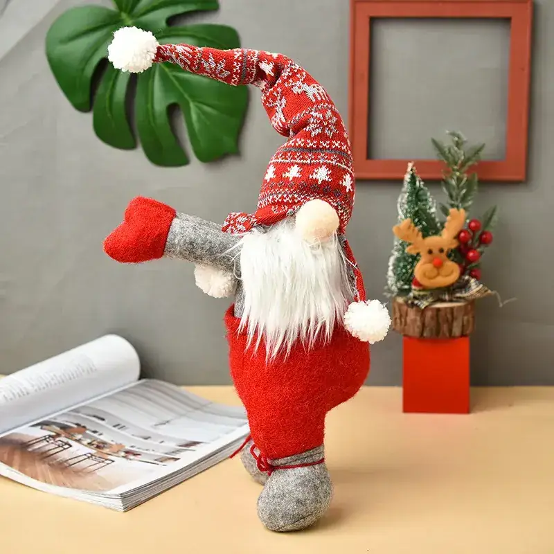 Christmas Rudolph Window Decor 169g Old Man Tie Rope