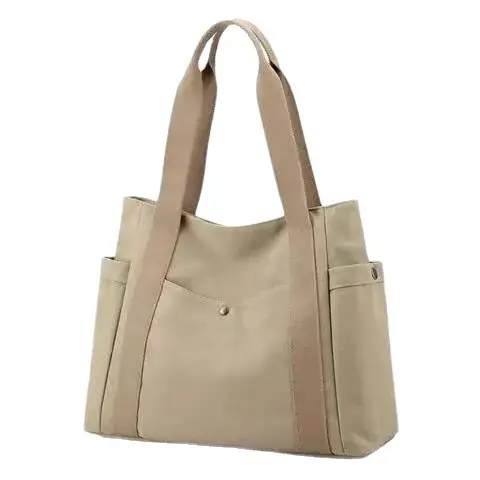 New Women's Canvas Shoulder Bag Large Capacity College Student - Image 8