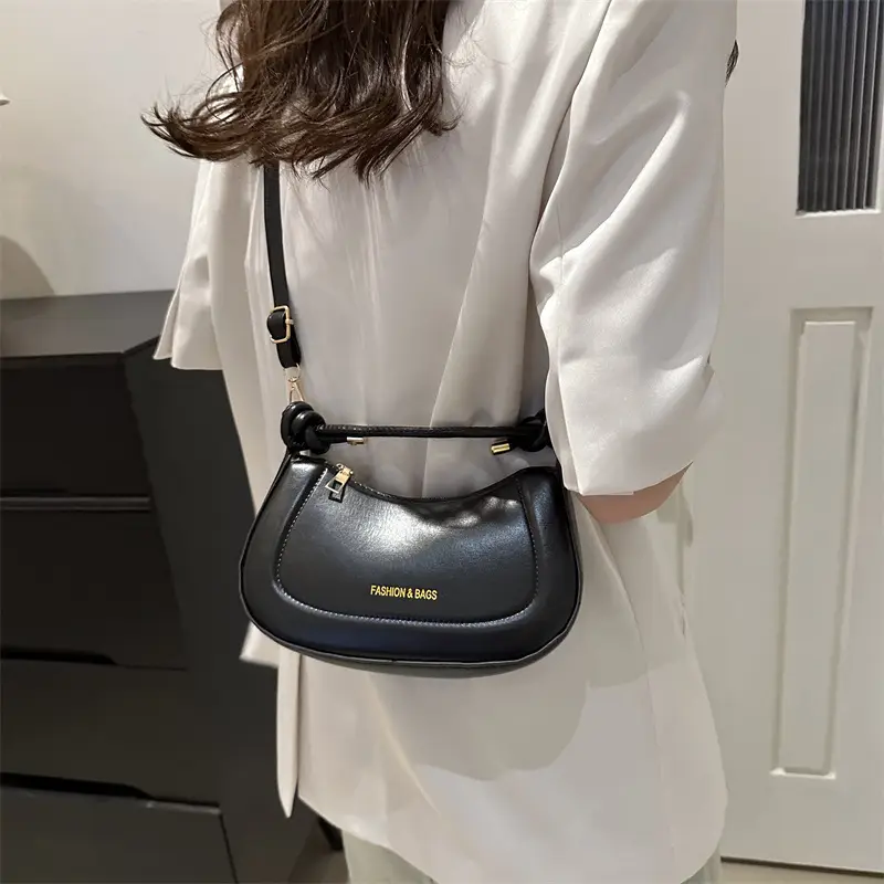 2024 New Style Saddle Bag Women Retro Shoulder Crossbody - Image 7