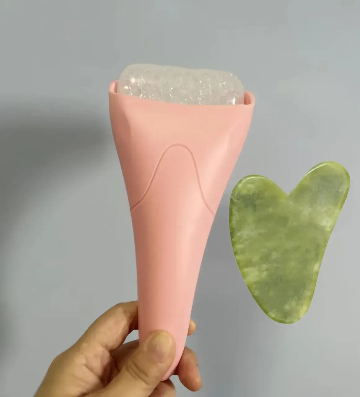 Ice Roller Face Massage Cold Applicator Green - Image 11