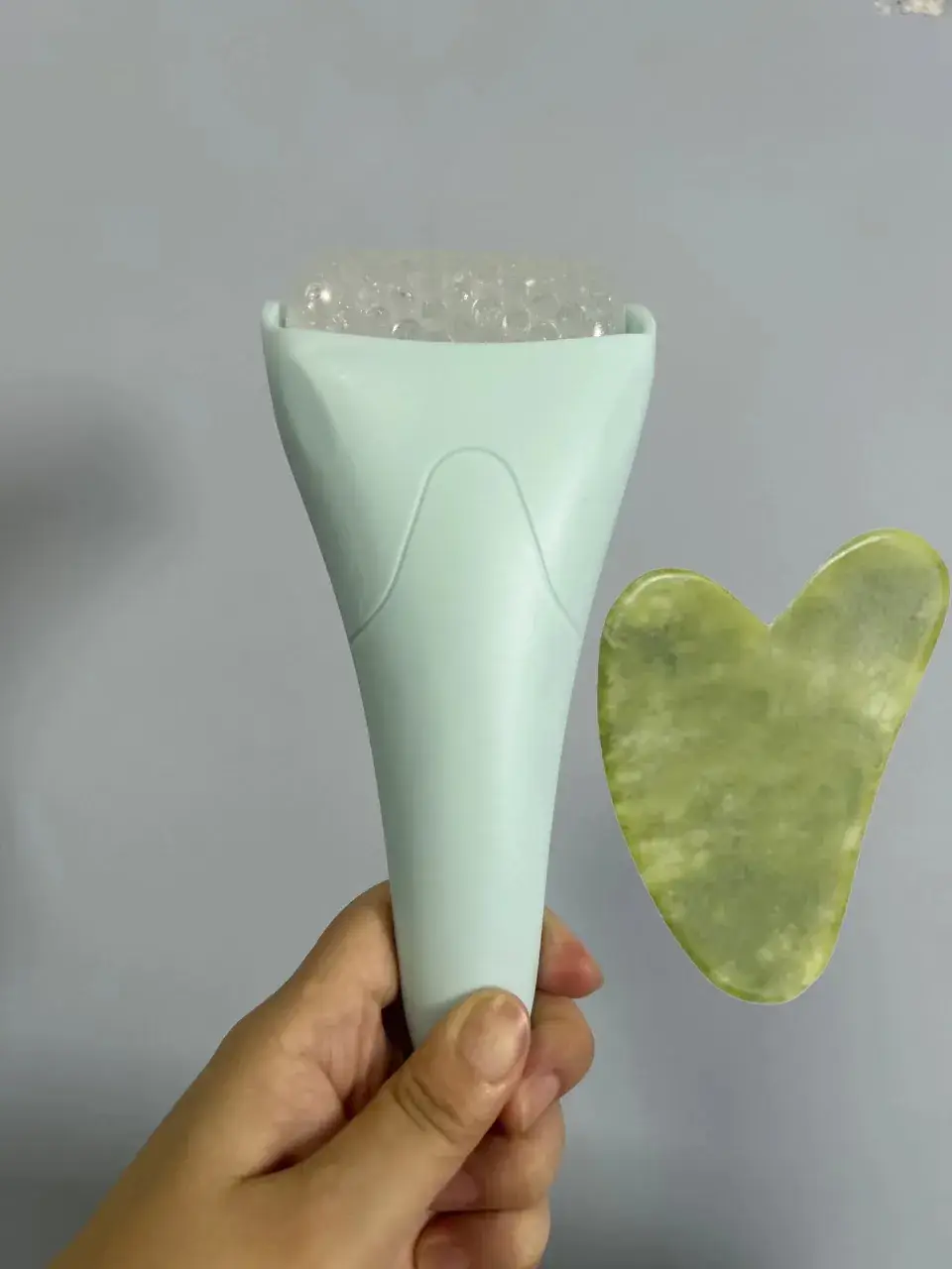 Ice Roller Face Massage Cold Applicator Green - Image 12