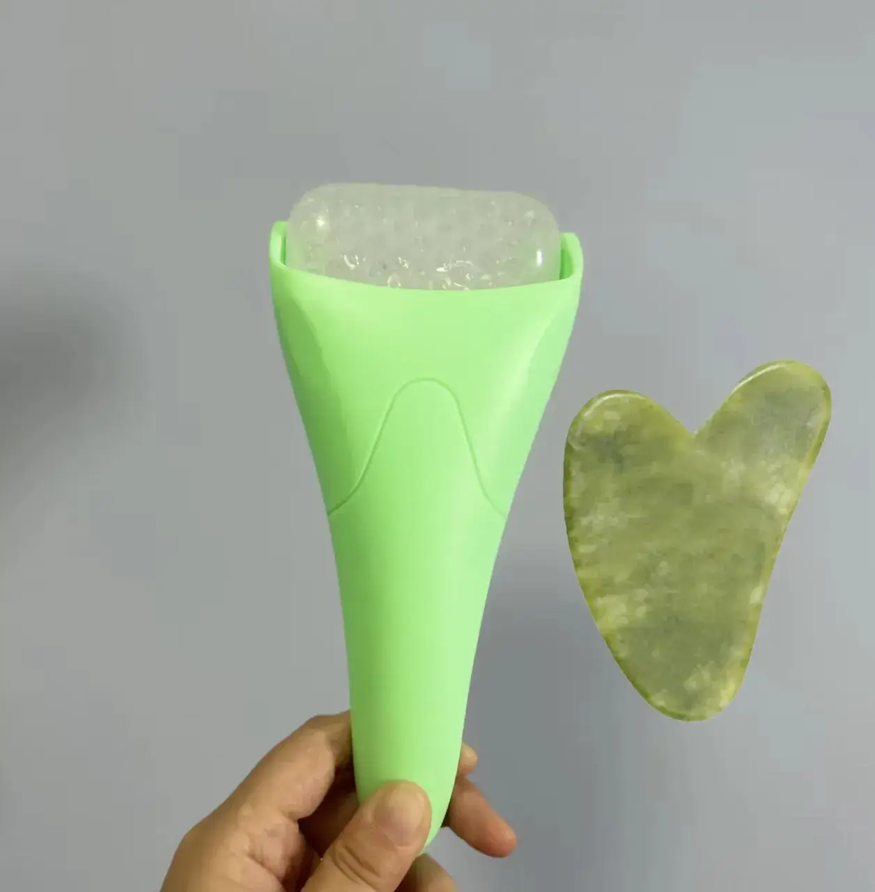 Ice Roller Face Massage Cold Applicator Green - Image 14