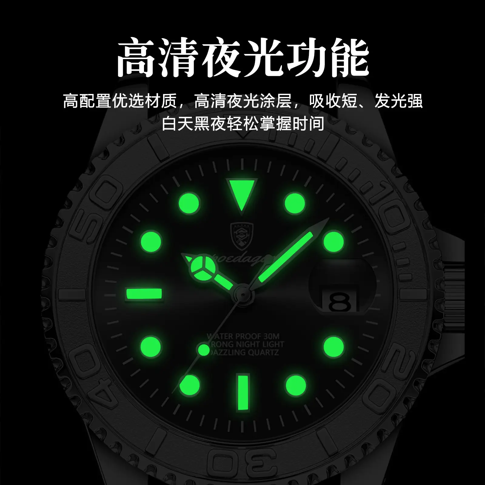 Men's Swiss Waterproof Luminous Quartz Watch - Image 11