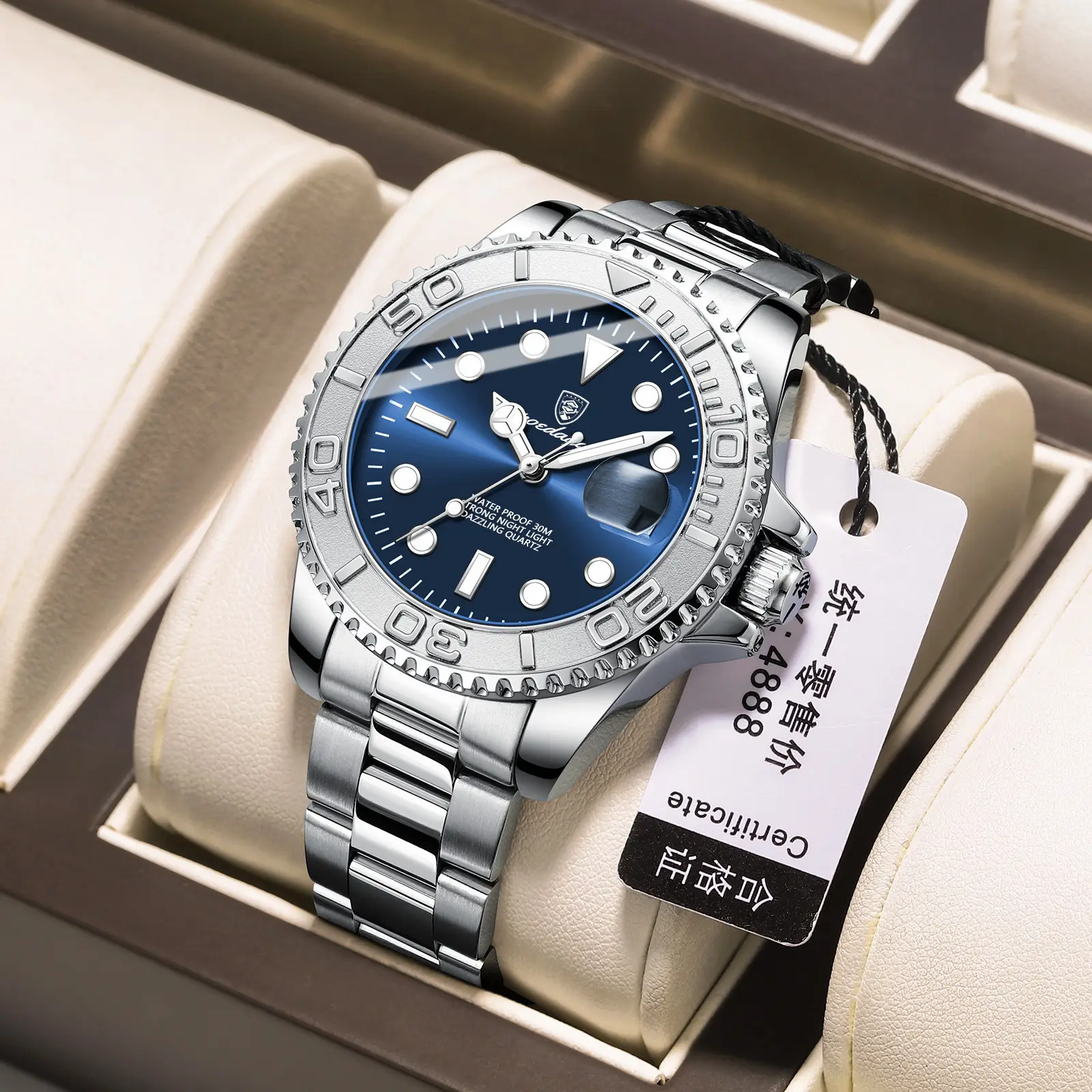 Men's Swiss Waterproof Luminous Quartz Watch - Image 2