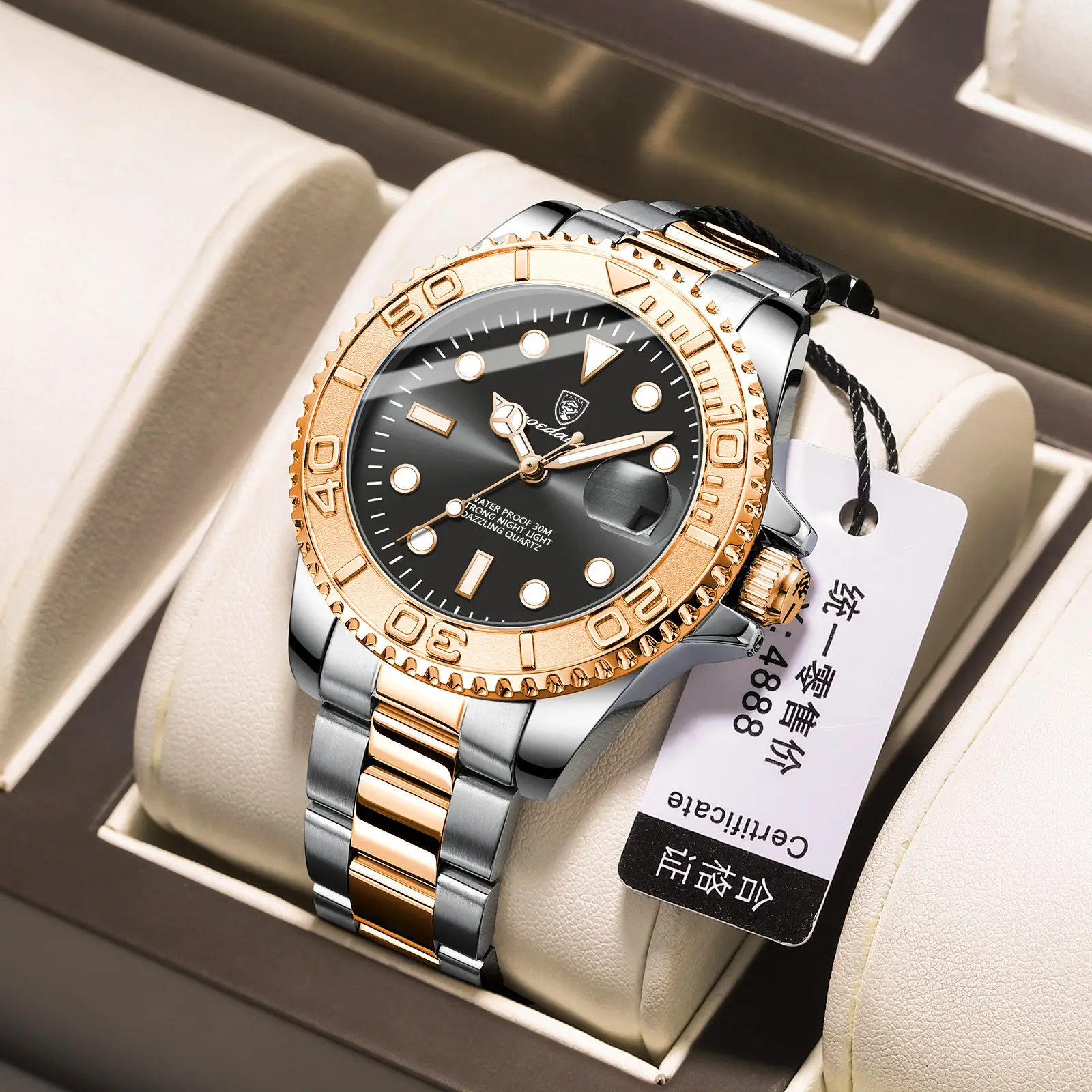 Men's Swiss Waterproof Luminous Quartz Watch - Image 6