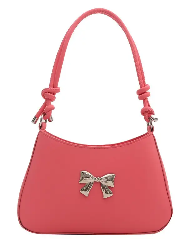 White Bow Shoulder Bag for Women 2024 - Image 5