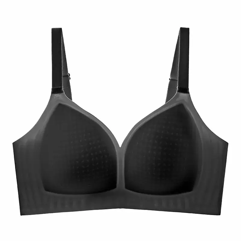 Women's Seamless Ice Silk Bra Fixed Cup Anti-Walking - Image 4