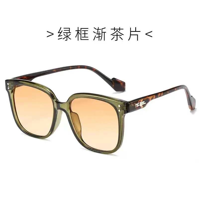 Women Sunscreen Blush Glasses Gradient Sunset Pink Square Frame - Image 3