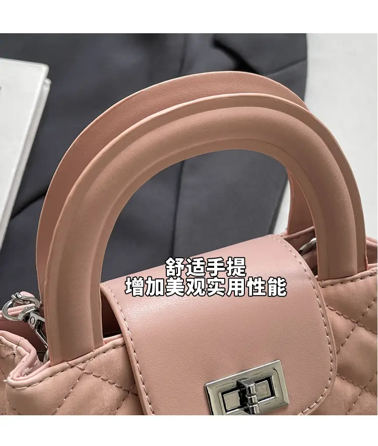 Women Rhomboid Chain Crossbody Bag Grey 2024 — feature 6