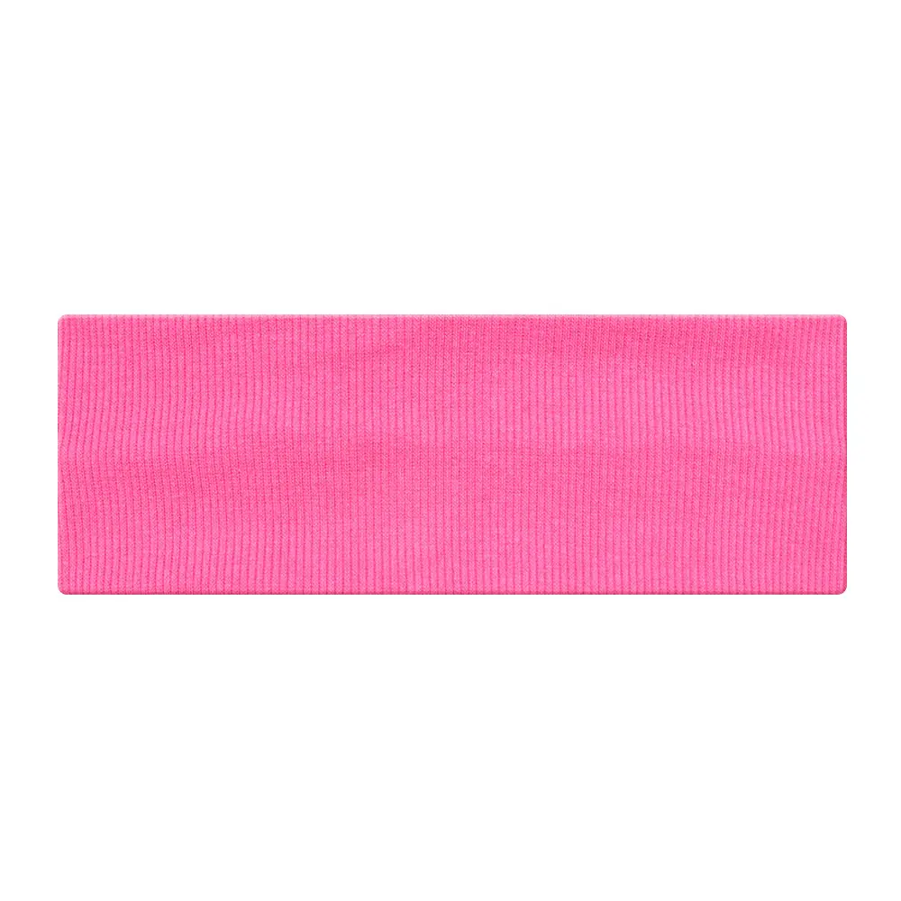 Pink Knitted Sports Hair Band for Women