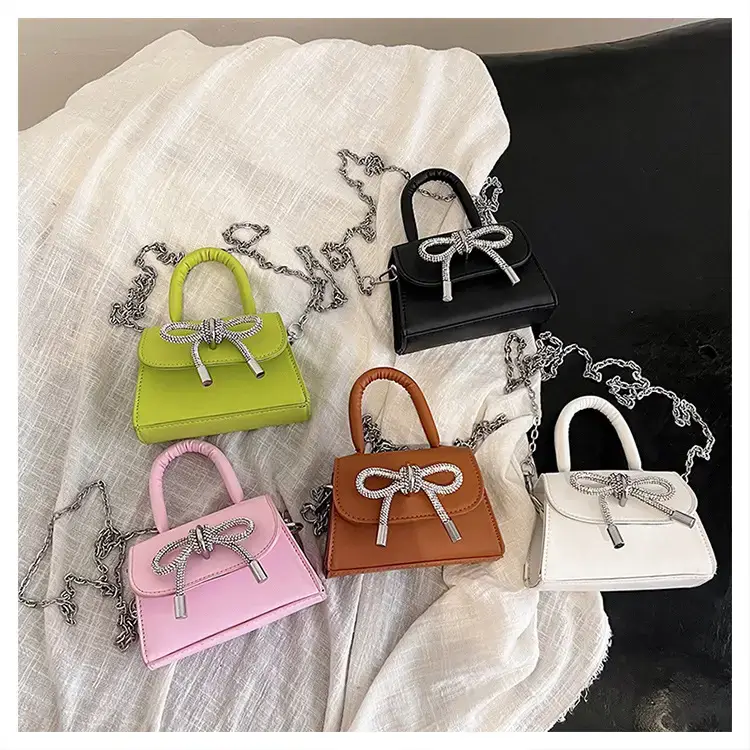 French Style Bow Mini Black Shoulder Crossbody Bag — feature 28