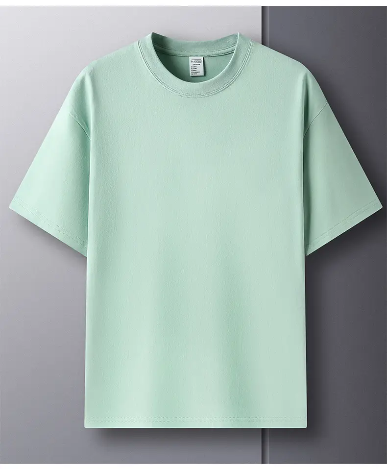 Men Women Pure Cotton Off Shoulder T-Shirt 230g — feature 13