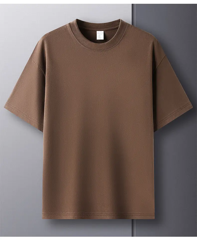 Men Women Pure Cotton Off Shoulder T-Shirt 230g — feature 19