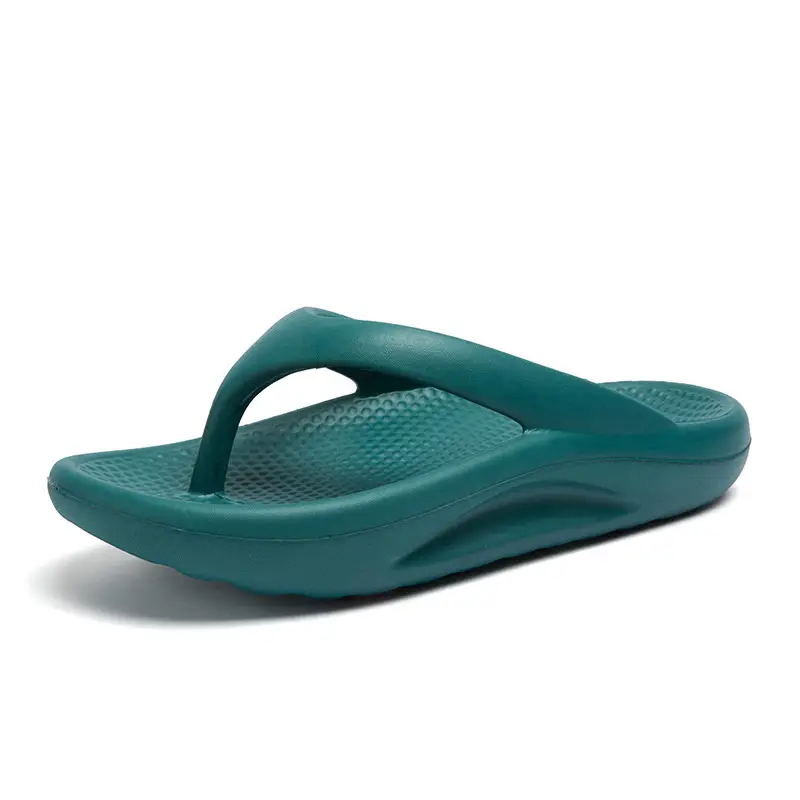 Cross-border Large Size Slippers Summer Korean-style Fashionable Men's Flip-flops Outer Wear Thick Bottom Couple's High-bounce Beach Slippers - Image 9