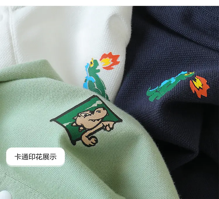 Right European Boys Polo Shirt Short Sleeve Summer Kids — feature 17