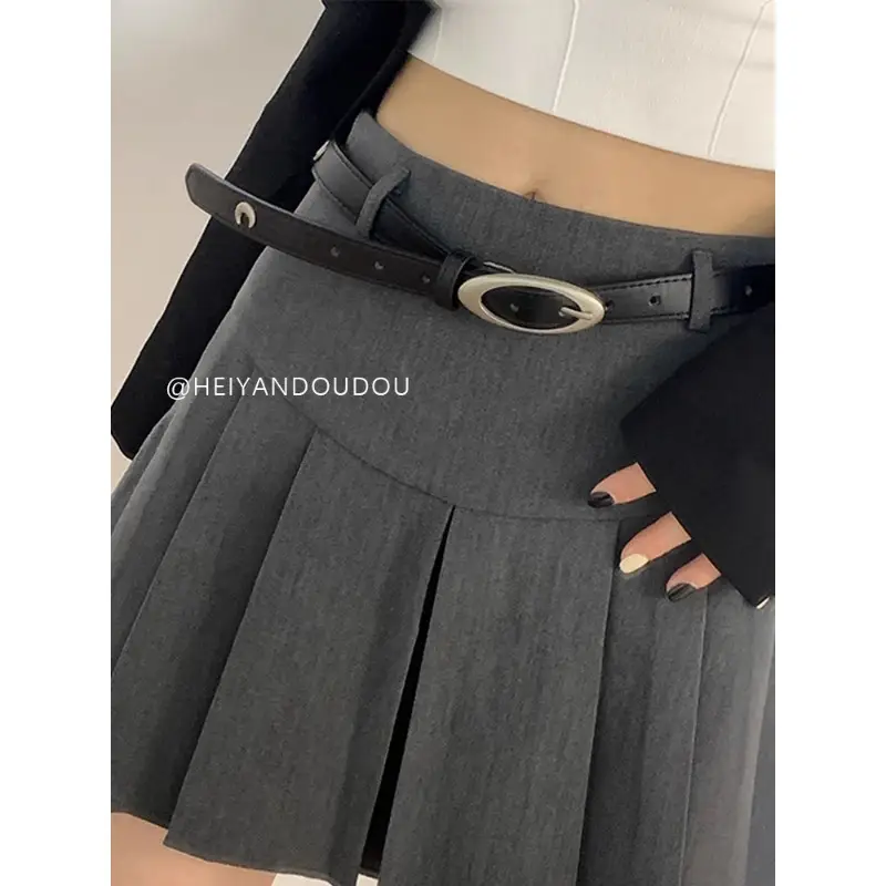 Vintage Belt for Women's Ins Style All-match Black - Image 7