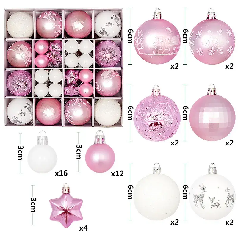 New 44 paper box (pink and white)