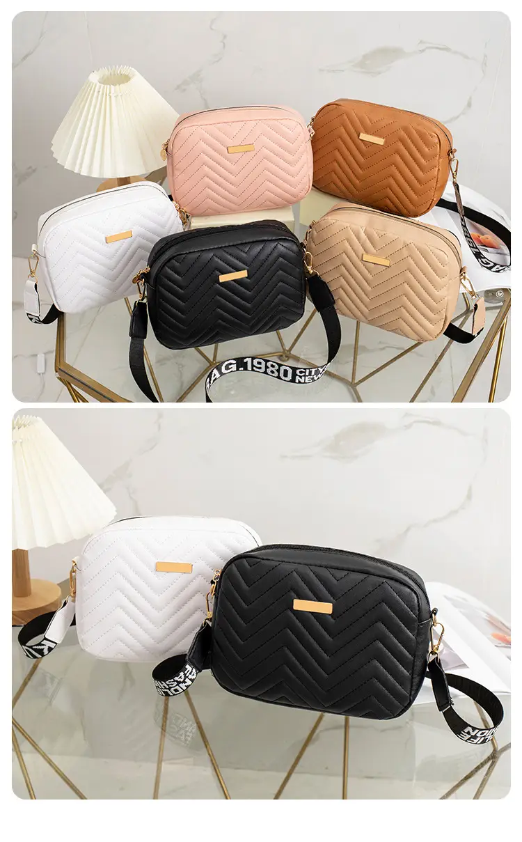 2024 Casual Messenger Bag with Sequin Lettering — feature 3