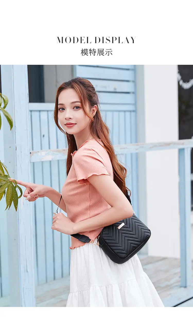 2024 Casual Messenger Bag with Sequin Lettering — feature 9