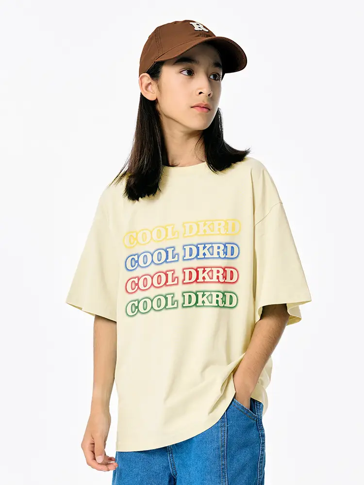 Solona Cool Dk Printed T-Shirt for Girls Boys Summer Loose Fit - Image 7