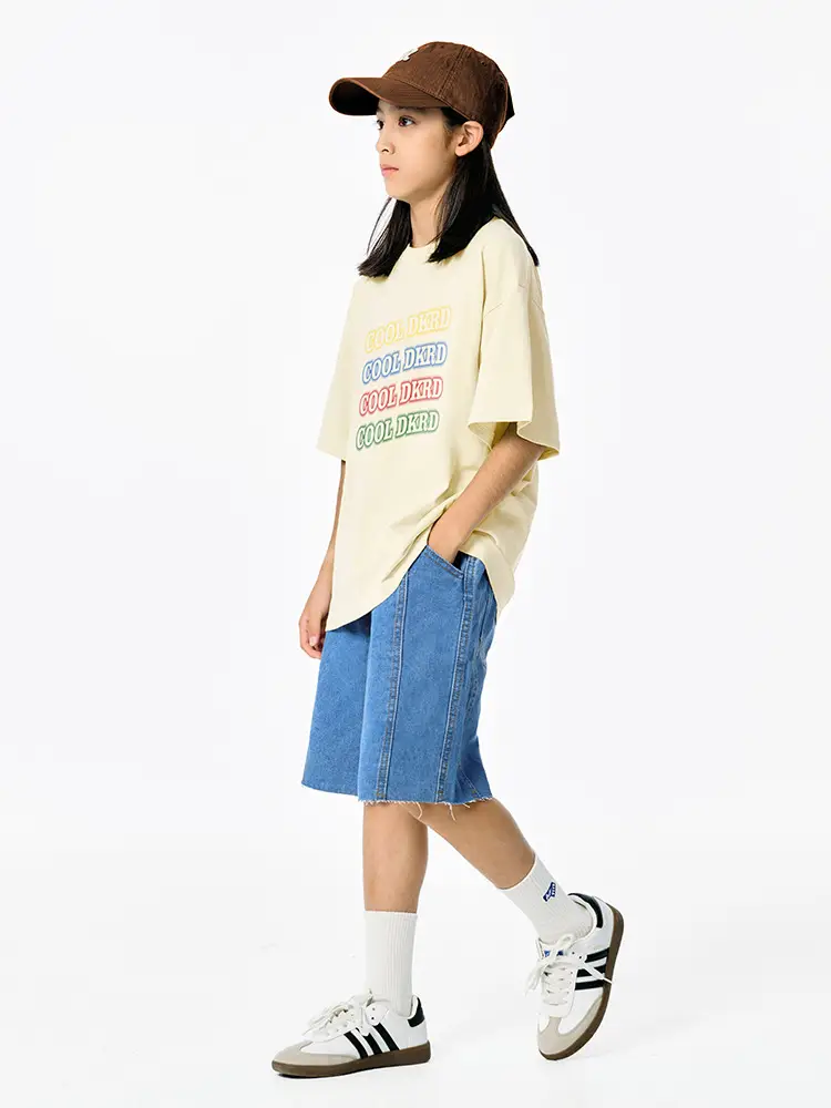 Solona Cool Dk Printed T-Shirt for Girls Boys Summer Loose Fit - Image 9