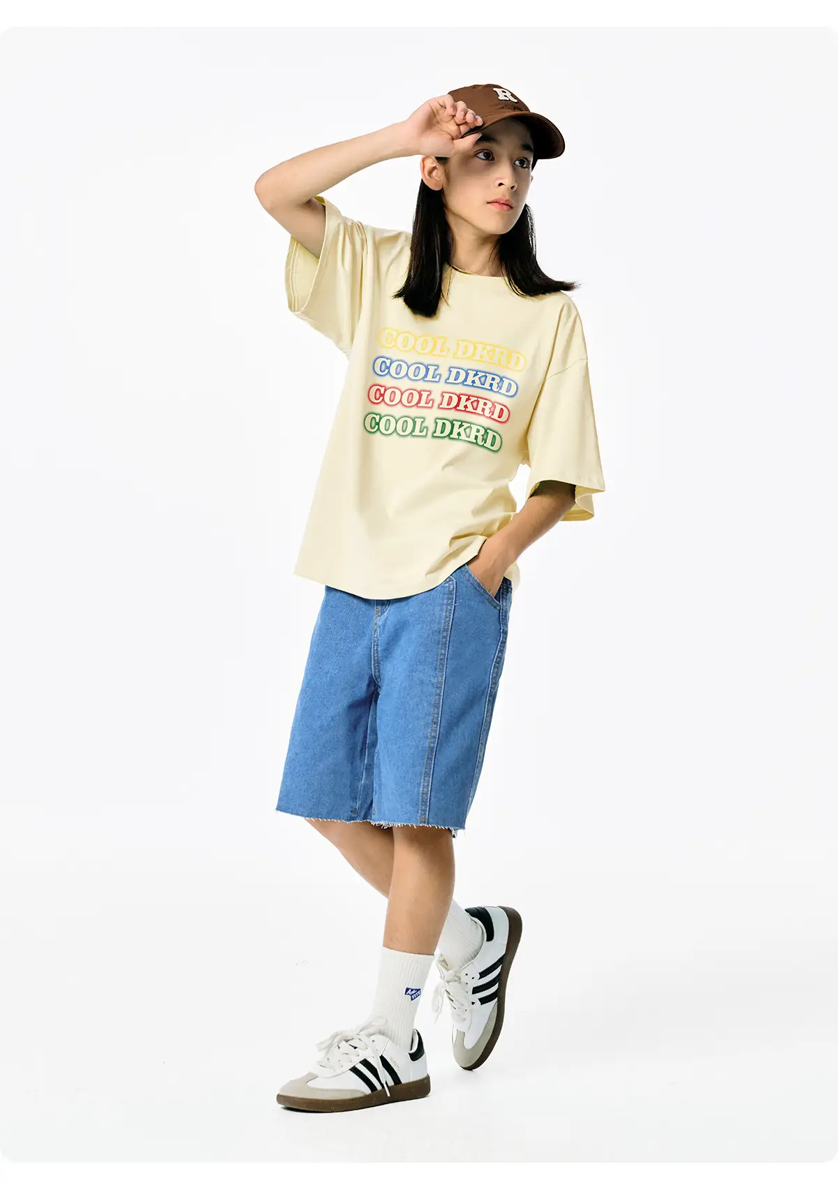 Solona Cool Dk Printed T-Shirt for Girls Boys Summer Loose Fit — feature 22