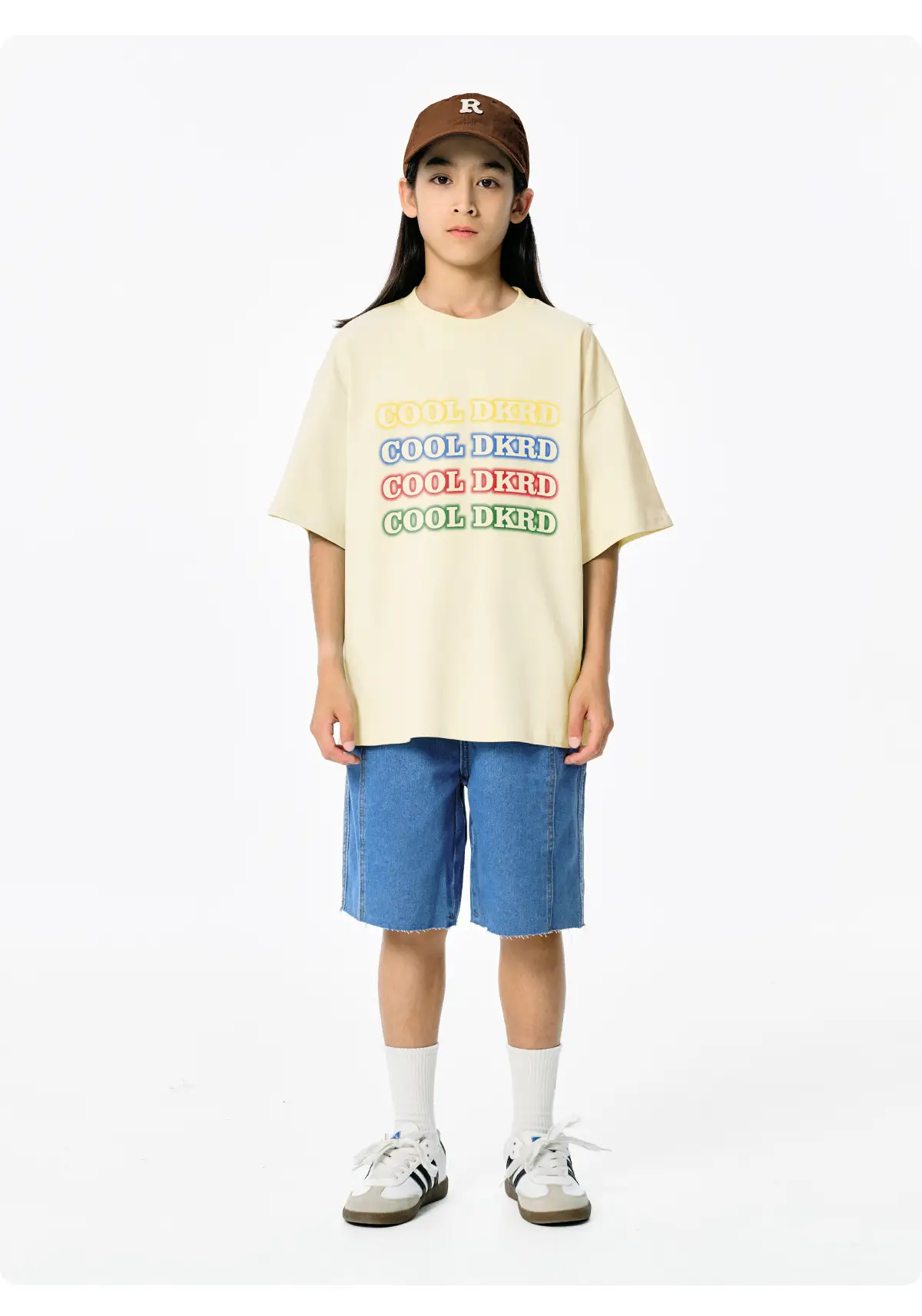 Solona Cool Dk Printed T-Shirt for Girls Boys Summer Loose Fit — feature 23
