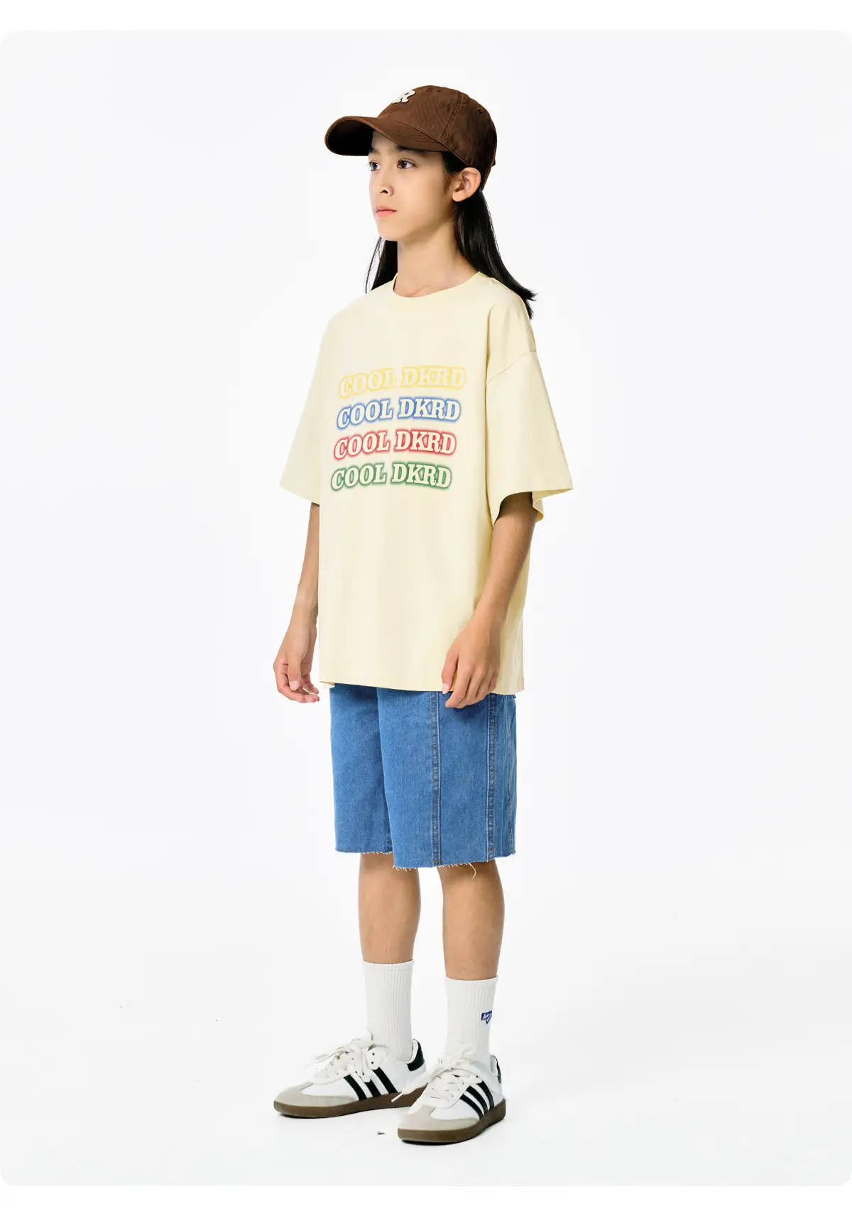Solona Cool Dk Printed T-Shirt for Girls Boys Summer Loose Fit — feature 24