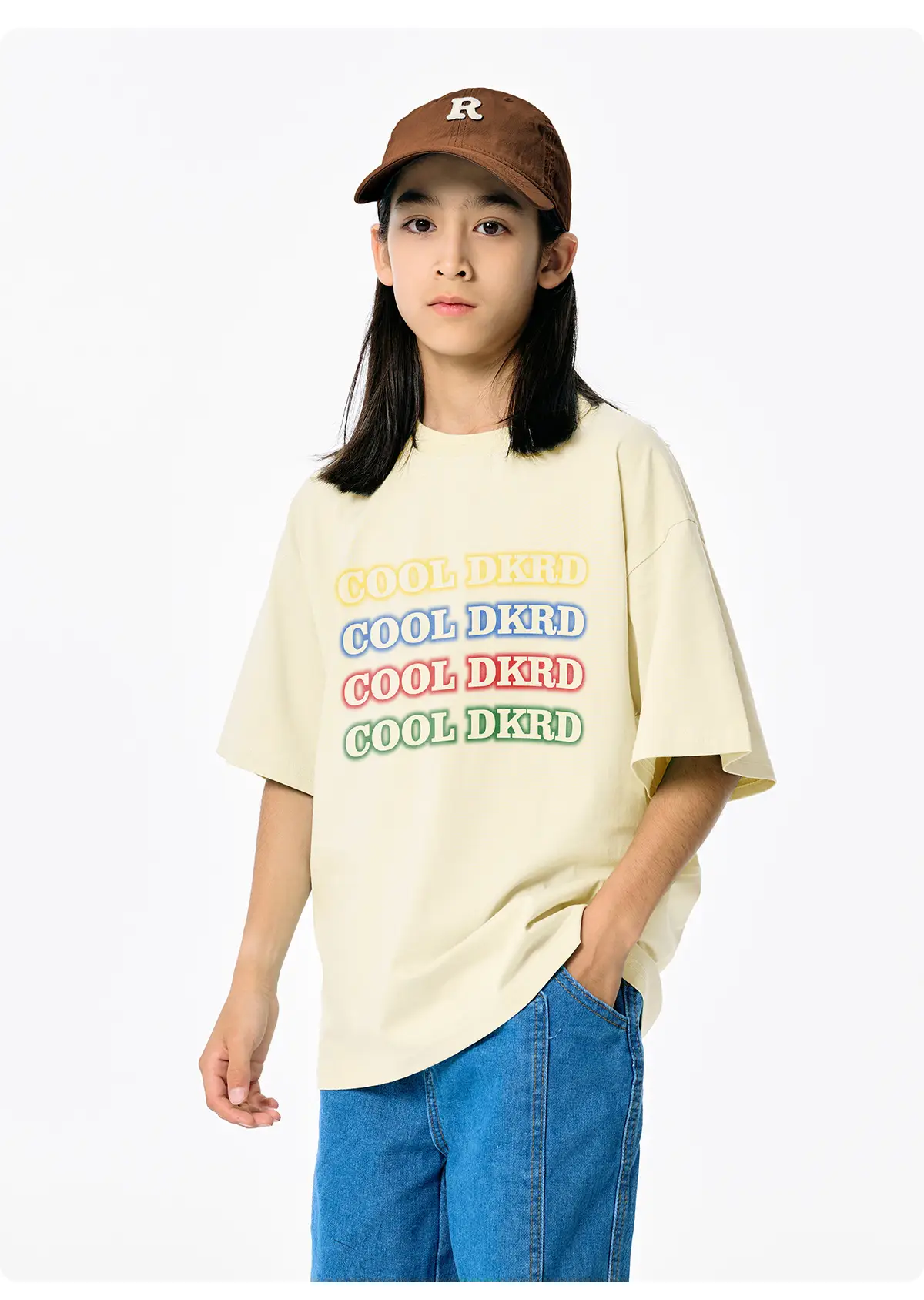 Solona Cool Dk Printed T-Shirt for Girls Boys Summer Loose Fit — feature 25