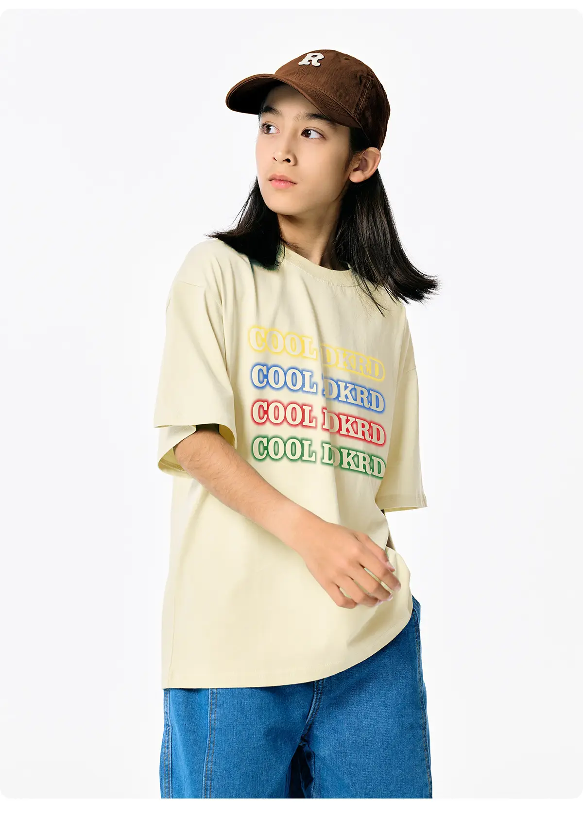 Solona Cool Dk Printed T-Shirt for Girls Boys Summer Loose Fit — feature 26