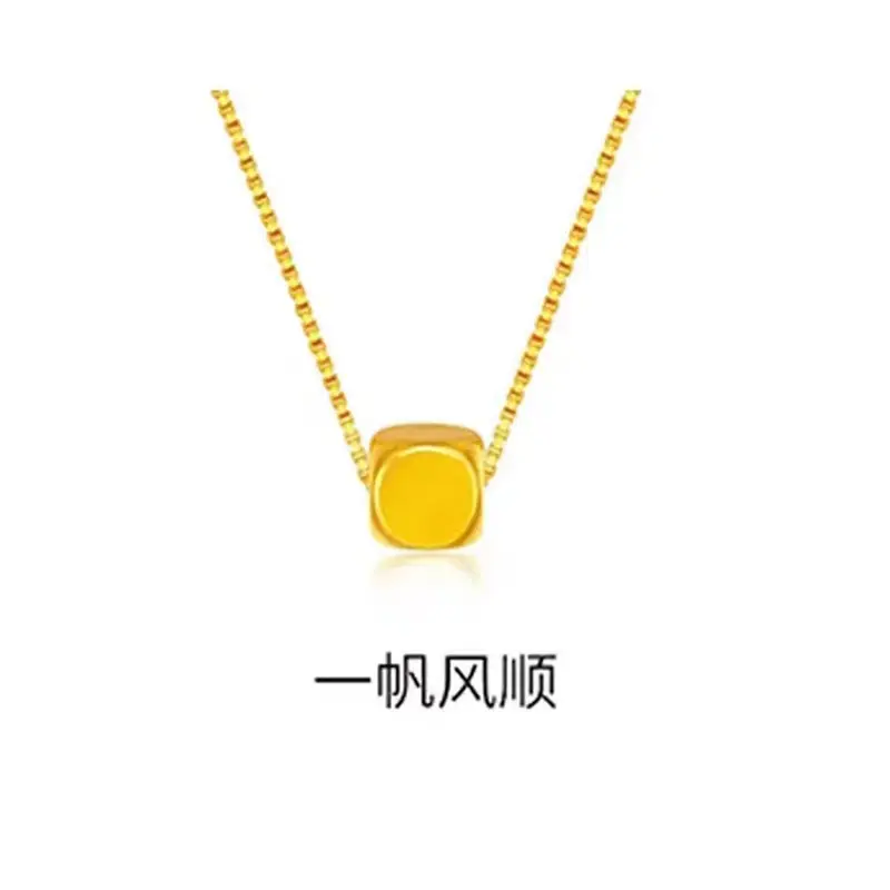 Pure Gold 3D Hard Gold Separator Beads Bracelet for Men Women - Image 2