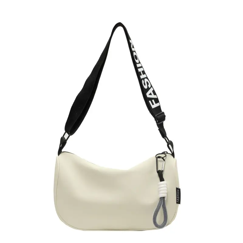 Women Crossbody Bag Cream Nylon 2024 New - Image 7