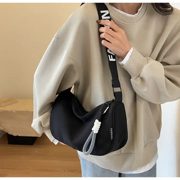Women Crossbody Bag Cream Nylon 2024 New — feature 15