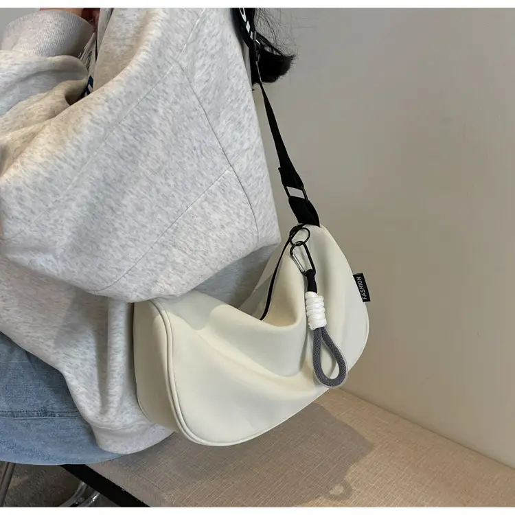 Women Crossbody Bag Cream Nylon 2024 New — feature 17