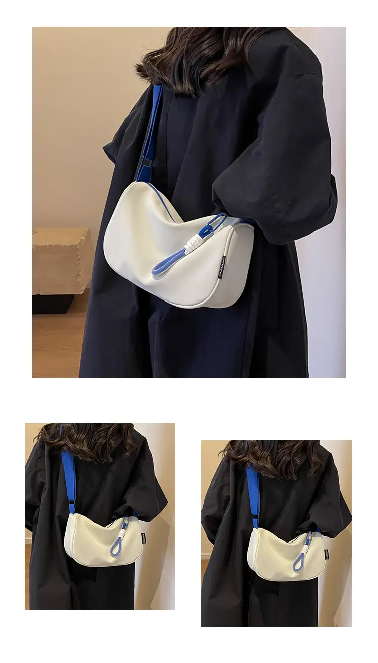 Women Crossbody Bag Cream Nylon 2024 New — feature 6