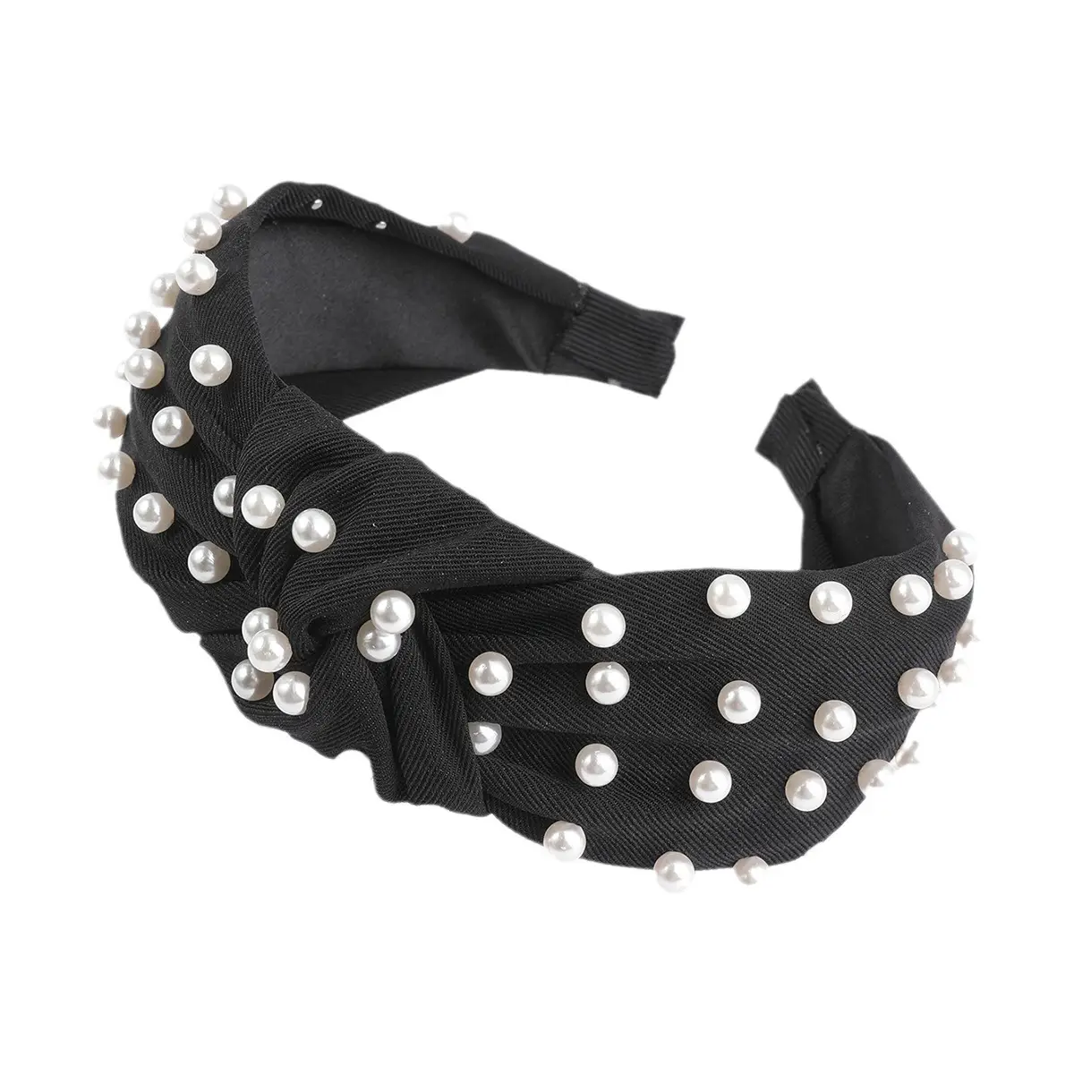 Pearl Beaded Cranial Top Headband for Women - Image 8
