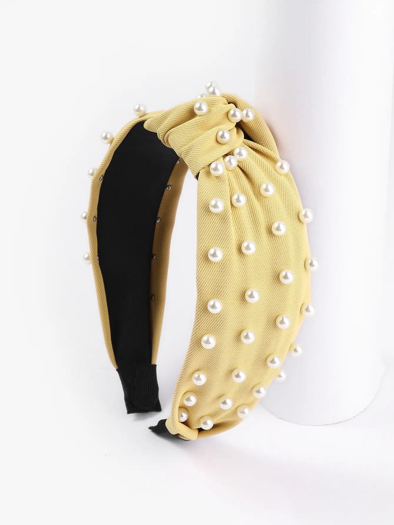 Pearl Beaded Cranial Top Headband for Women — feature 2