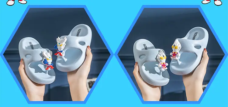 Ultraman Boys Cartoon Flip Flops Blue Light — feature 24