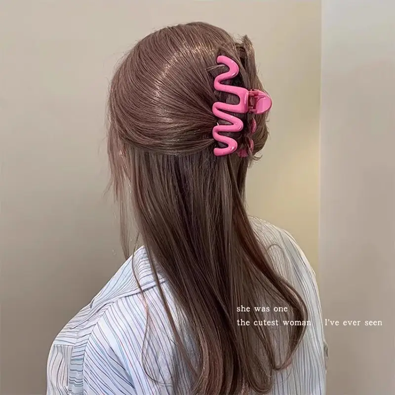 Wavy Hair Clip for Girls Yellow Blue - Image 11