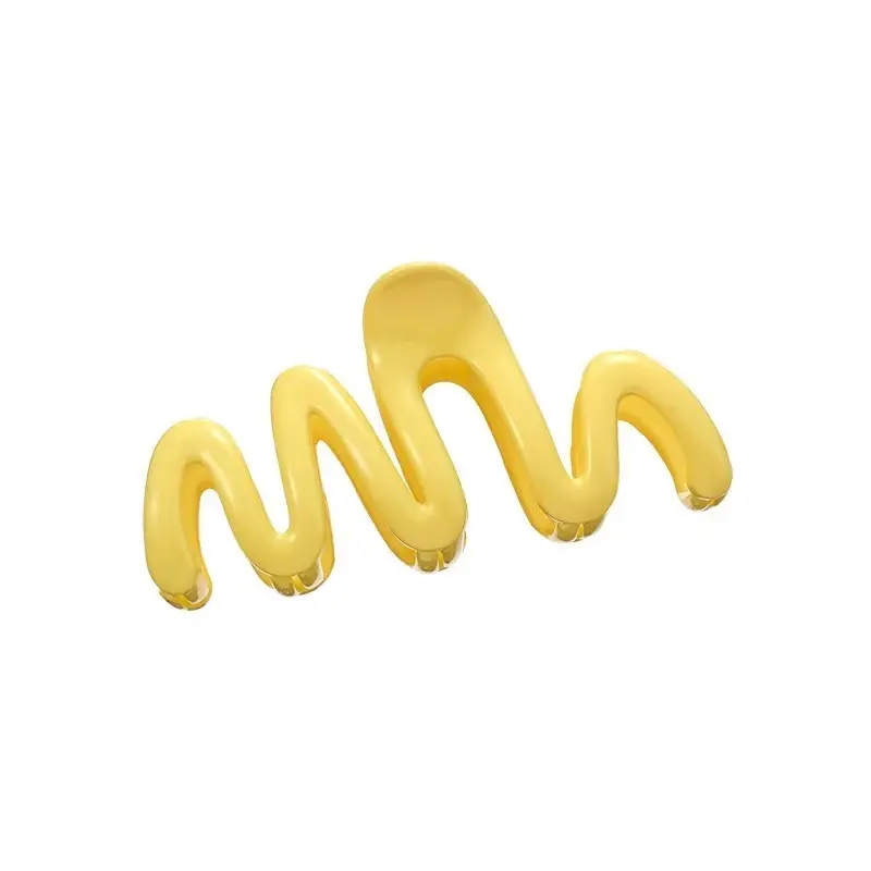 Wavy Hair Clip for Girls Yellow Blue - Image 14
