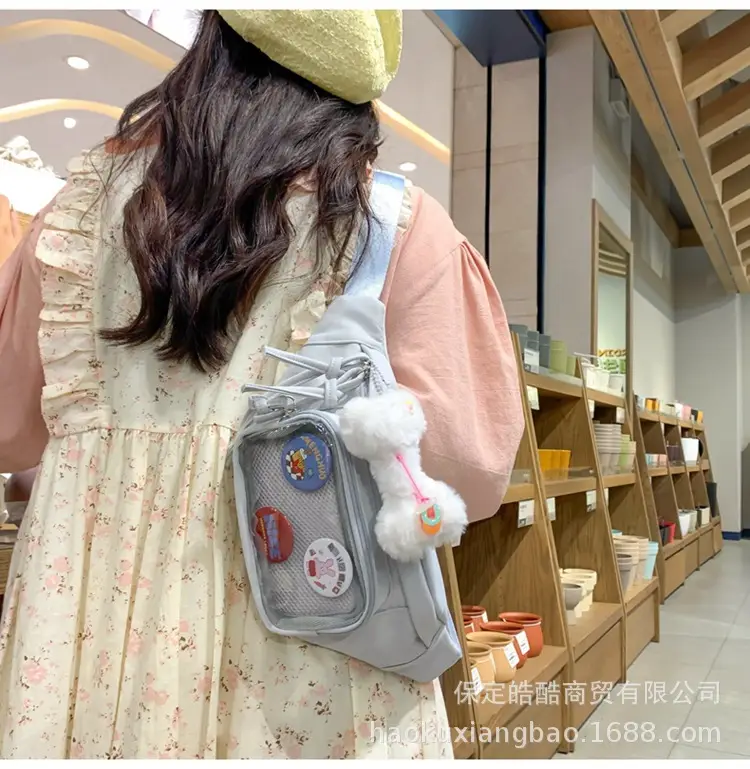 Korean Style Crossbody Bag for Women White Shoulder Crossbody — feature 16