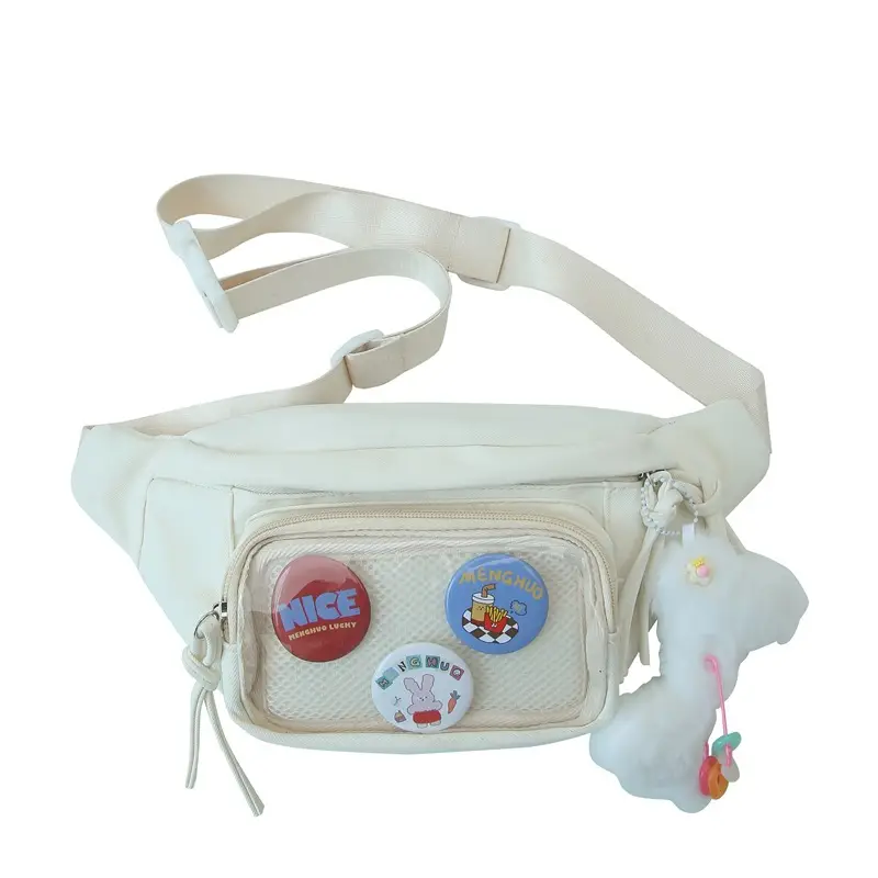 Korean Style Crossbody Bag for Women White Shoulder Crossbody - Image 2