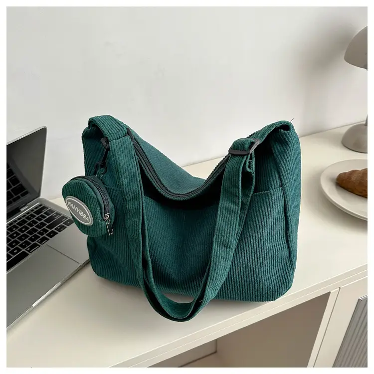 Corduroy Shoulder Crossbody Bag Women Brown 2024 — feature 26