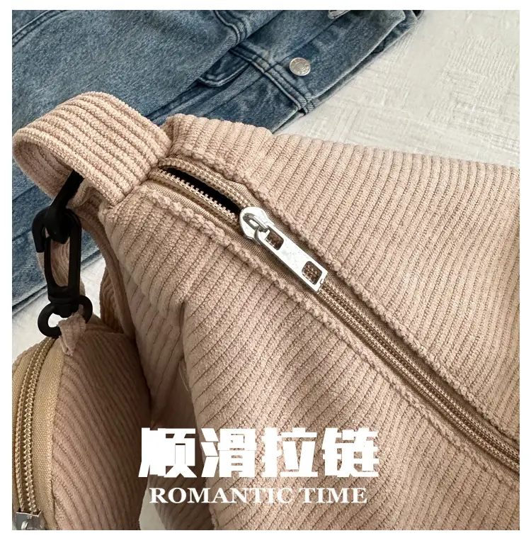 Corduroy Shoulder Crossbody Bag Women Brown 2024 — feature 5