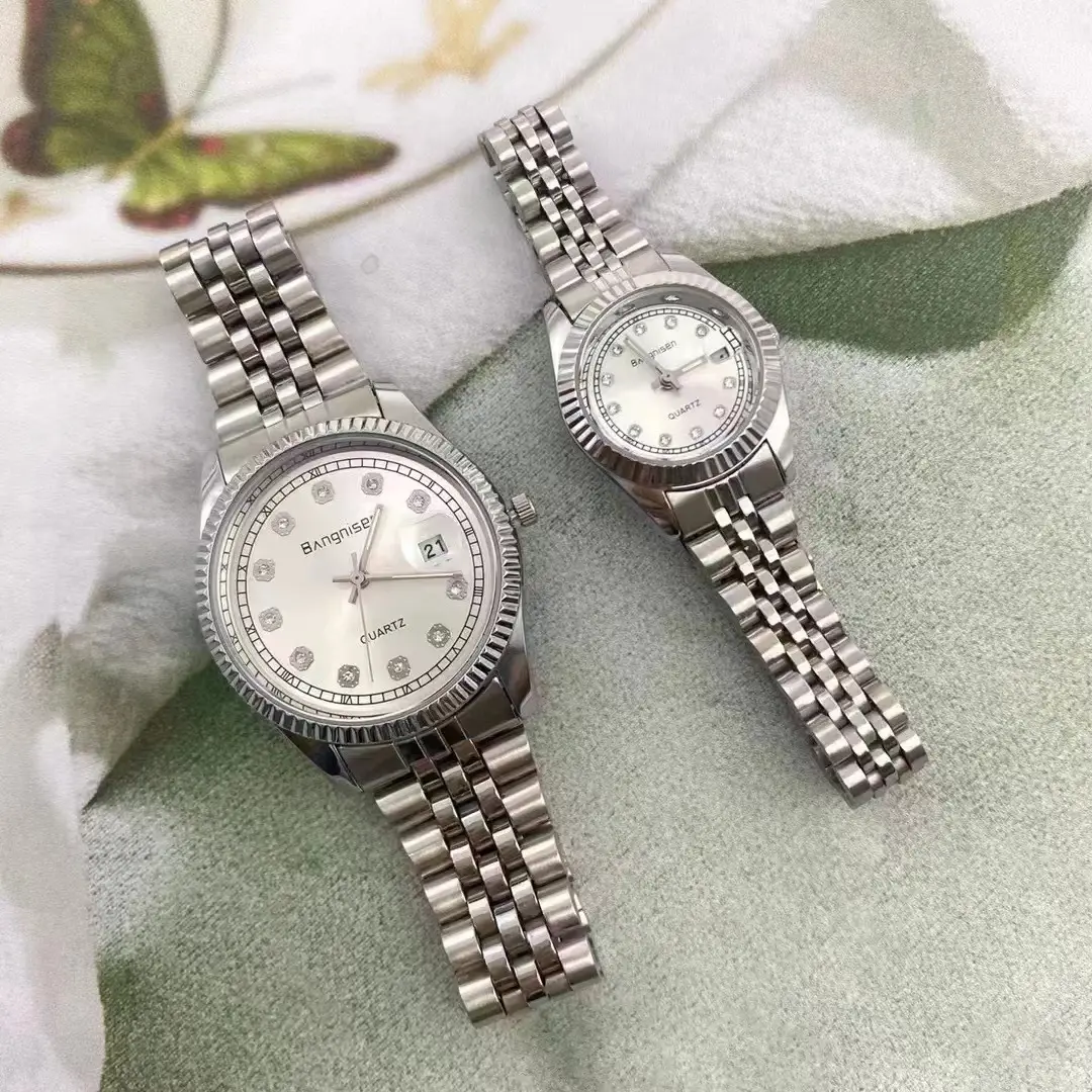 Luxury Gold & Silver Couple Watches for Women - Image 7