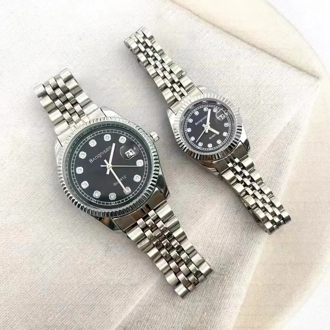 Luxury Gold & Silver Couple Watches for Women - Image 9