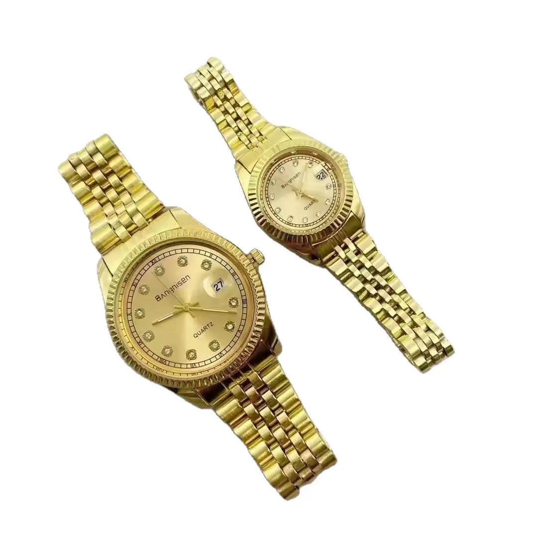 Luxury Gold & Silver Couple Watches for Women - Image 11