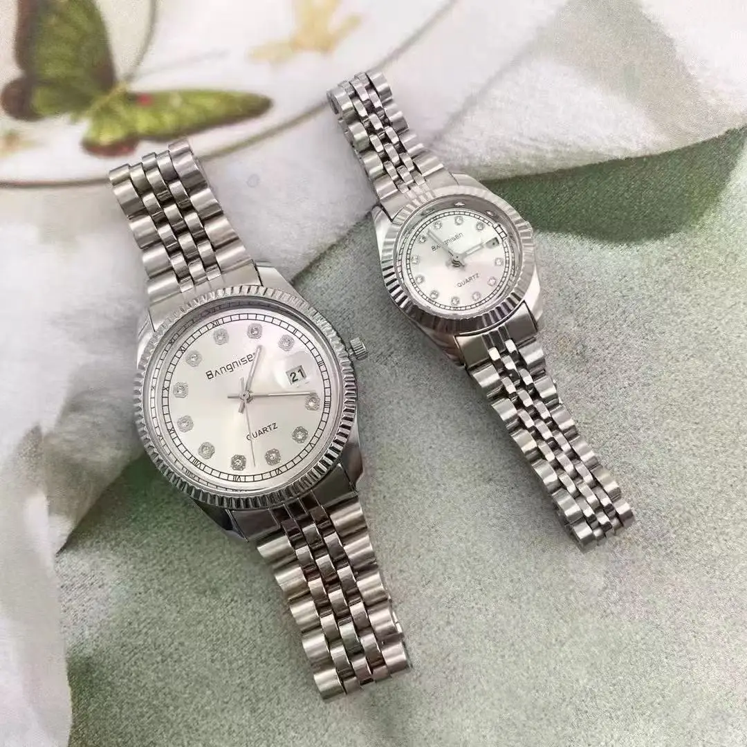 Luxury Gold & Silver Couple Watches for Women - Image 2
